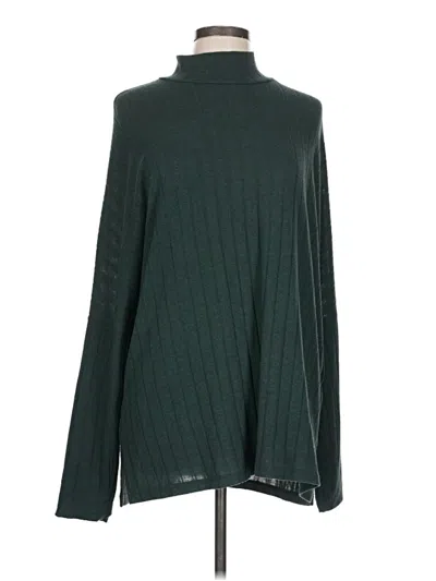 Pre-owned Eri + Ali Turtleneck Sweater In Green