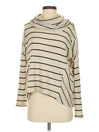 Pre-owned Eri + Ali Turtleneck Sweater In White