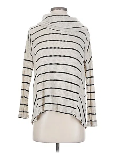 Pre-owned Eri + Ali Turtleneck Sweater In White