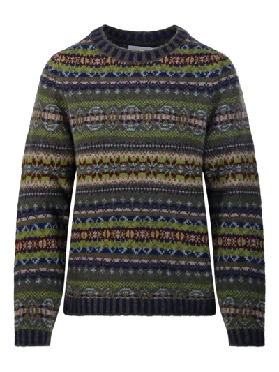 Eribé Fair Isle Knitwear In Green