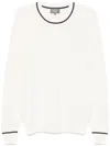 Eric Bompard 3d-knit Sweater In White