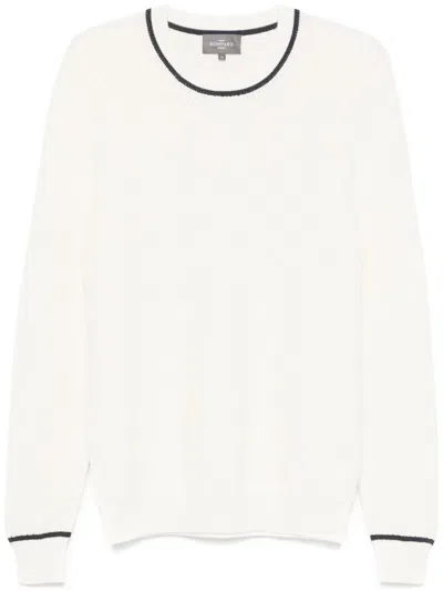 Eric Bompard 3d-knit Sweater In White