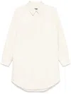 Eric Bompard Brushed Coat In White