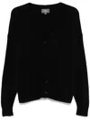 Eric Bompard Button-up Cardigan In Black