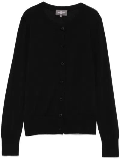 Eric Bompard Cashmere Cardigan In Black
