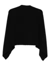 Eric Bompard Cashmere Poncho In Black