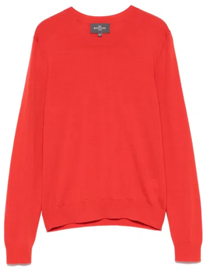 Eric Bompard Cashmere Sweater In Orange