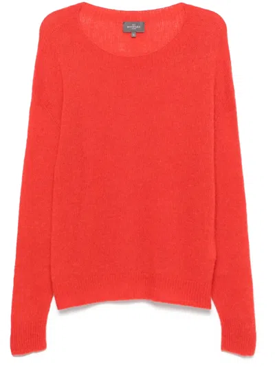 Eric Bompard Cashmere Sweater In Red