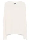 Eric Bompard Cashmere Sweater In White