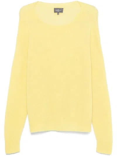 Eric Bompard Cashmere Sweater In Yellow