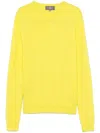 Eric Bompard Classic Pullover Mit Rundem Ausschnitt In Gelb