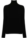 Eric Bompard Classic Rollkragenpullover In Schwarz
