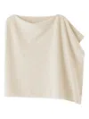 Eric Bompard Cowl-neck Cashmere Poncho In Neutral