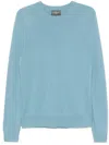 Eric Bompard Crew-neck Sweater In 蓝色