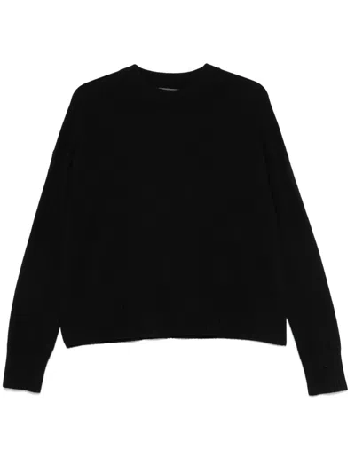 Eric Bompard Crew-neck Sweater In Black