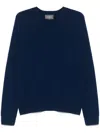 Eric Bompard Crew-neck Sweater In Blau