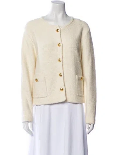 Pre-owned Eric Bompard Crew Neck Sweater In Neutral