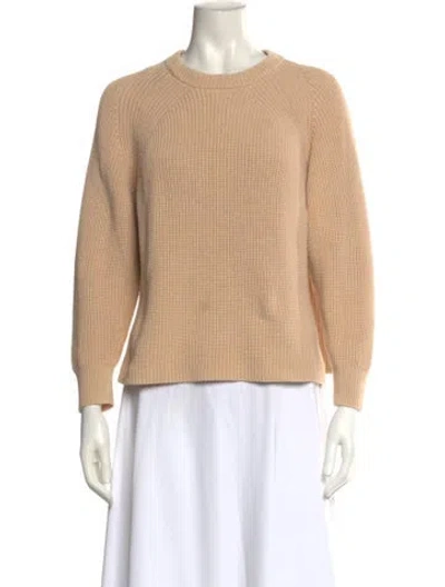 Pre-owned Eric Bompard Crew Neck Sweater In Neutral