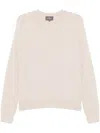 Eric Bompard Crew-neck Sweater In Neutrals