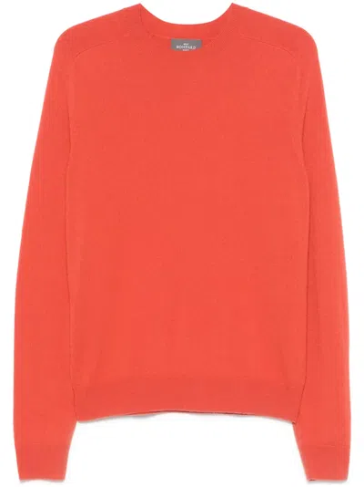 Eric Bompard Crew-neck Sweater In Orange