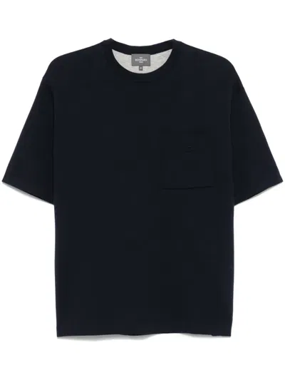 Eric Bompard Double-face T-shirt In Blue