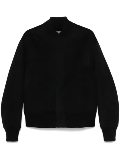 Bompard Double-sided Bomber Jacket In Black