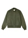 Eric Bompard Double-sided Bomber Jacket In Green