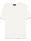 Eric Bompard Extrafine T-shirt In White