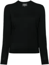 Eric Bompard Fein Gestrickter Pullover In Schwarz