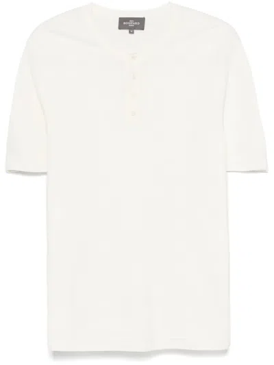 Eric Bompard Fine-knit T-shirt In Neutrals