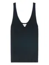 Eric Bompard Fine-knit Top In Black
