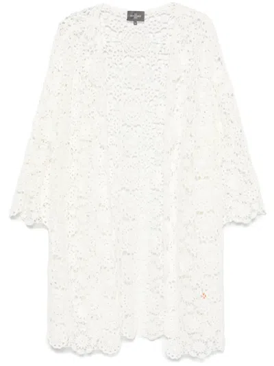 Eric Bompard Guipure-lace Jacket In White