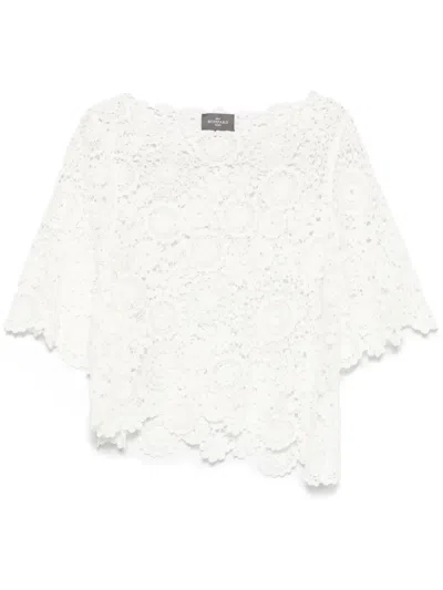 Eric Bompard Guipure-lace Top In White