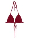 Eric Bompard Haut Bikini Top In Red