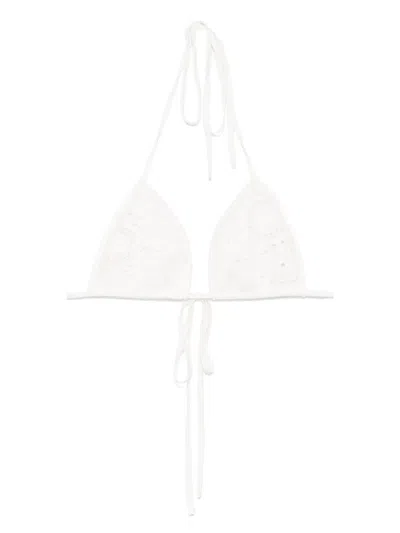Eric Bompard Haut Bikini Top In White