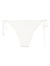 Eric Bompard Knitted Bikini Bottoms In White