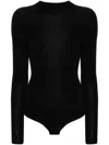 Eric Bompard Knitted Bodysuit In Schwarz