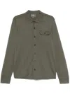 Eric Bompard Knitted Shirt In Green