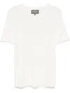 Eric Bompard Knitted T-shirt In White