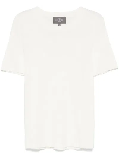 Eric Bompard Knitted T-shirt In White