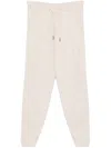 Eric Bompard Knitted Trousers In Neutrals
