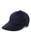 Eric Bompard Baseballkappe Mit Logo-stickerei In Blau