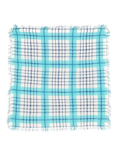 Eric Bompard Mini Printed Twill Scarf In Neutrals