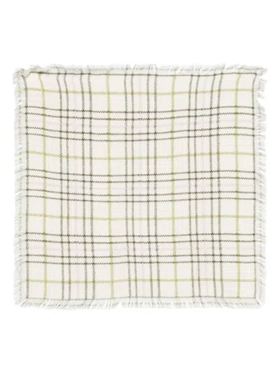 Eric Bompard Mini Printed Twill Scarf In Neutrals