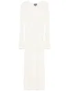 Eric Bompard Pointelle Tunic Dress In Neutrals