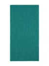 Eric Bompard Ribbed Cashmere Snood In Green