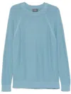 Eric Bompard Gerippter Strickpullover In Blau