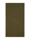 Eric Bompard Ribbed Scarf In Green