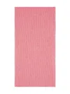 Eric Bompard Ribbed Scarf In Pink