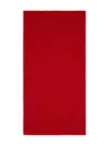 Eric Bompard Ribbed Scarf In Red